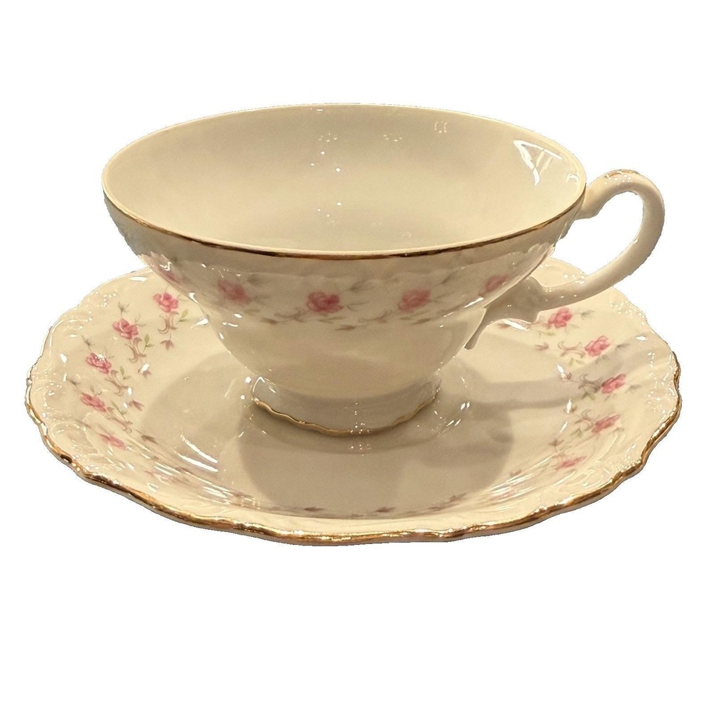 Vintage Lovely Mary Anne Floral Tea Cup And Saucer Set, China Tea  Cup & Saucer